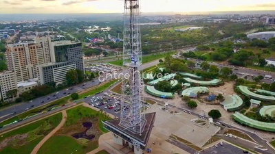 Torre de TV de Brasília vista aérea