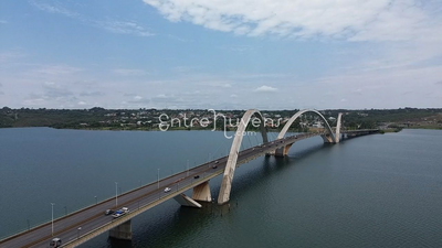 Monumento turístico ponte jk