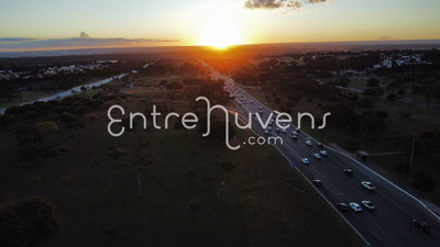 por do sol em BSB