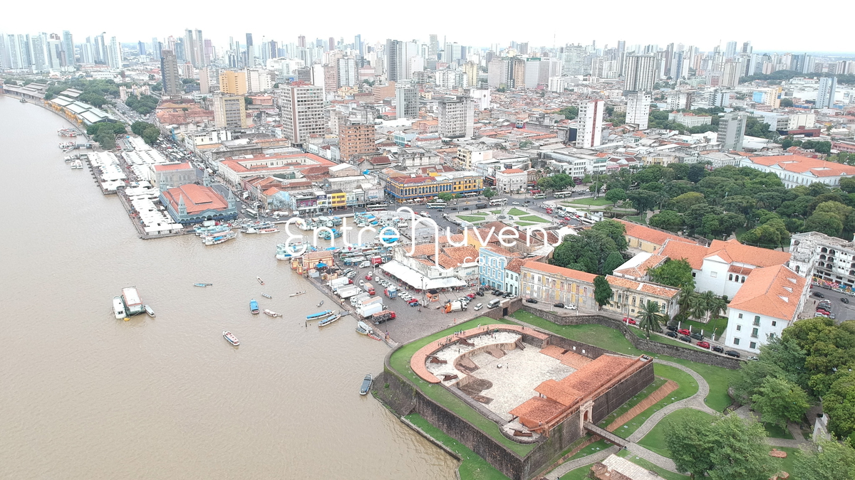 Foto aérea de Belém/PA