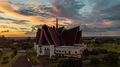 Catedral Nossa Senhora de Guadalupe - Foz do Iguaçu em HDR
