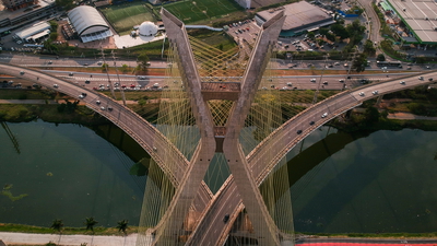 Ponte Octávio Frias de Oliveira - Ponte Estaiada - Zona Sul