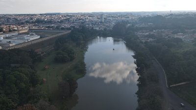 Tarde nublada, horto florestal de Avaré - SP.