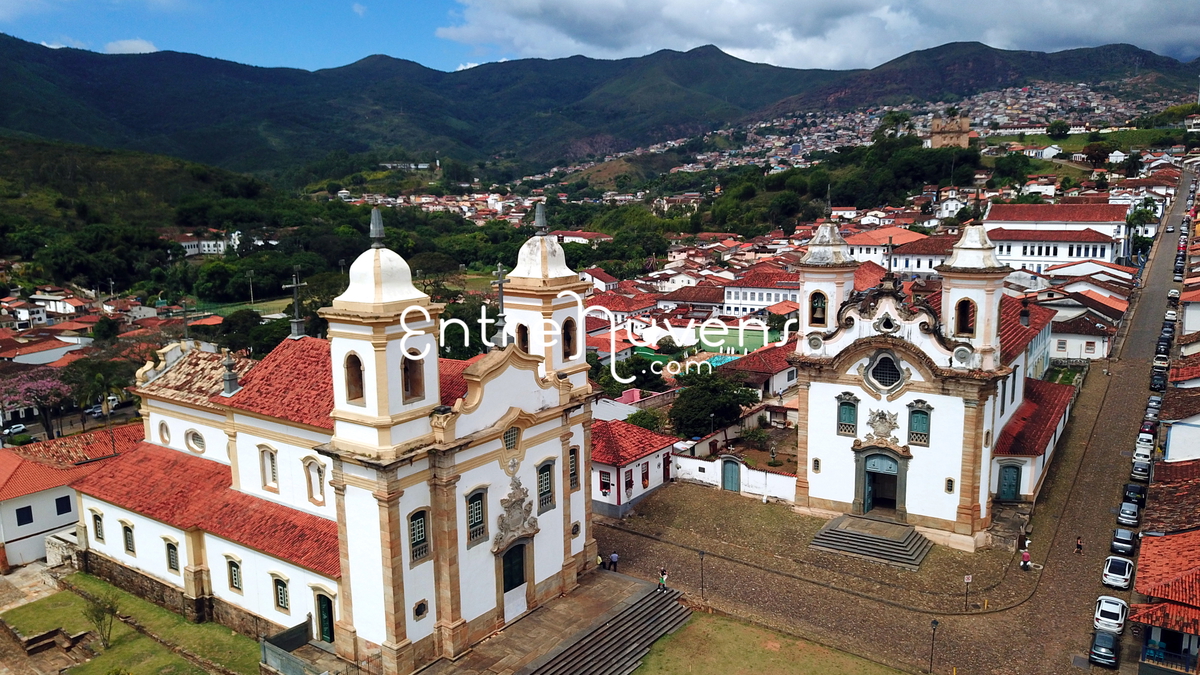 Catedral da Sé e Igreja Nossa Senhora do Carmo em Mariana - MG