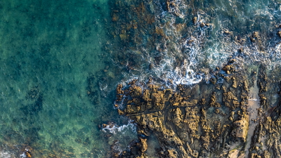 O mar visto de outra perspectiva.