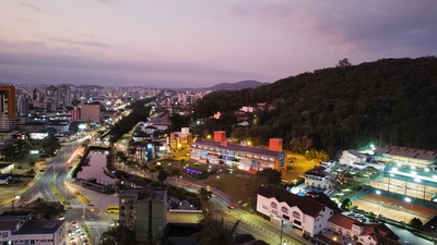 Vista aérea do centro de Joinville/Prefeitura