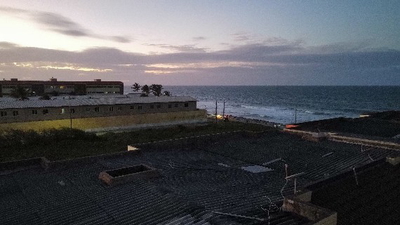 Por do sol na praia