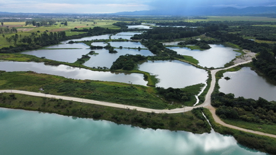Cavas de extração de areia