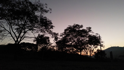 Paisagem ao nascer do sol